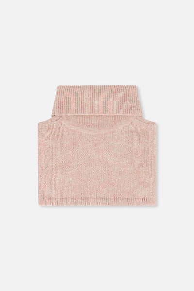 Knit Turtle Neckwarmer Pale Dusty Pink - J10XT3_06220