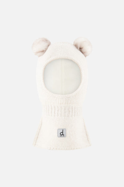 Baby Knit Bear Balaclava Off-White - J10XT4B_01880