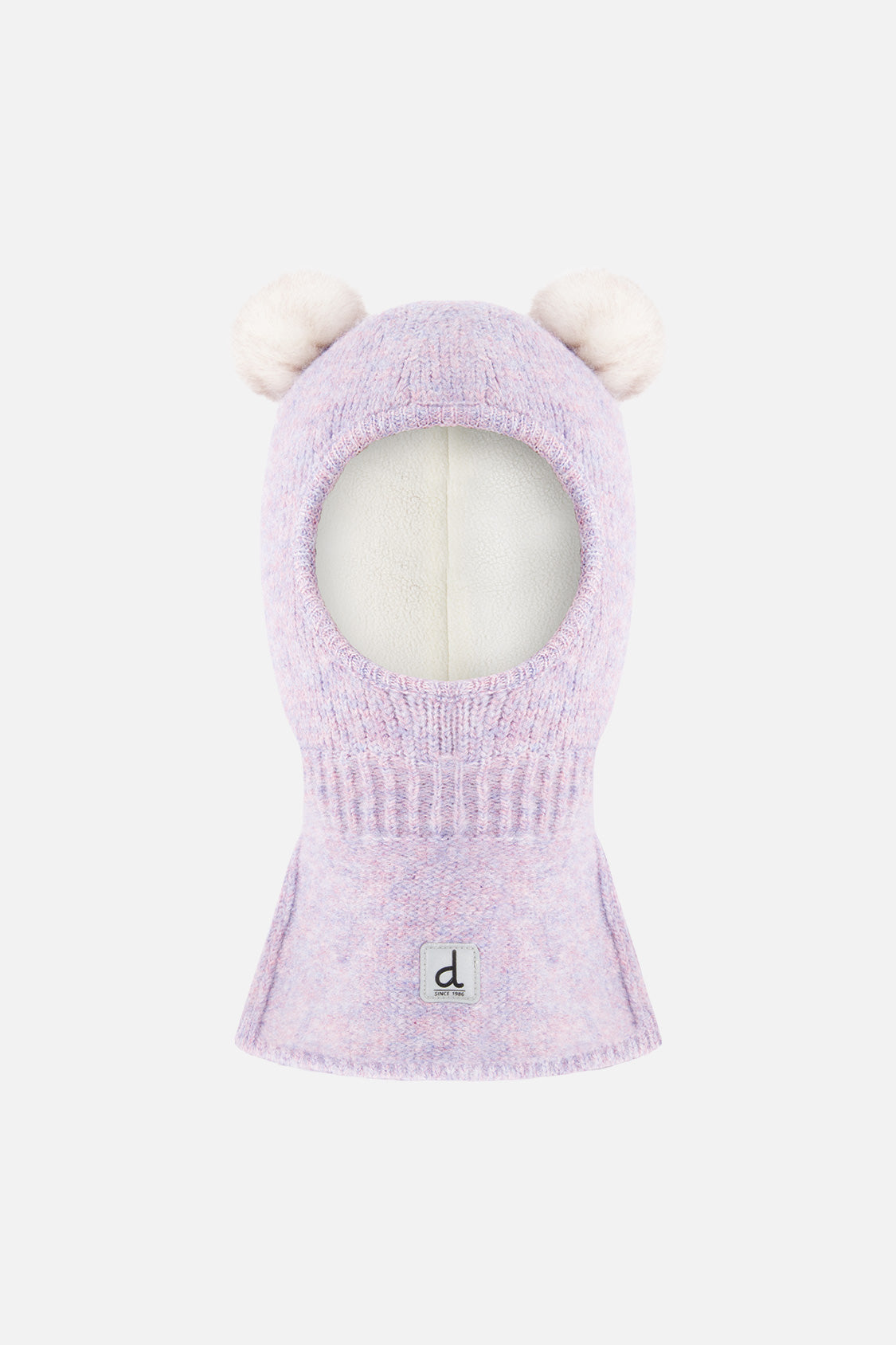 Baby Knit Bear Balaclava Lavender - J10XT4B_05440