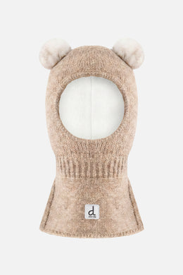 Knit Bear Balaclava Light Taupe