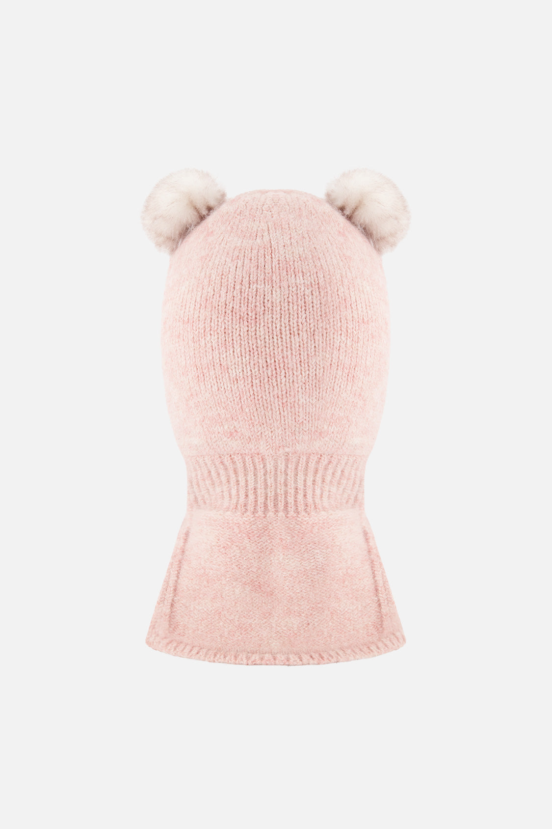 Knit Bear Balaclava Pale Dusty Pink - J10XT4_06220