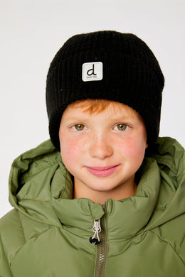 Winter Knit Hat Black - J10XT6_09990