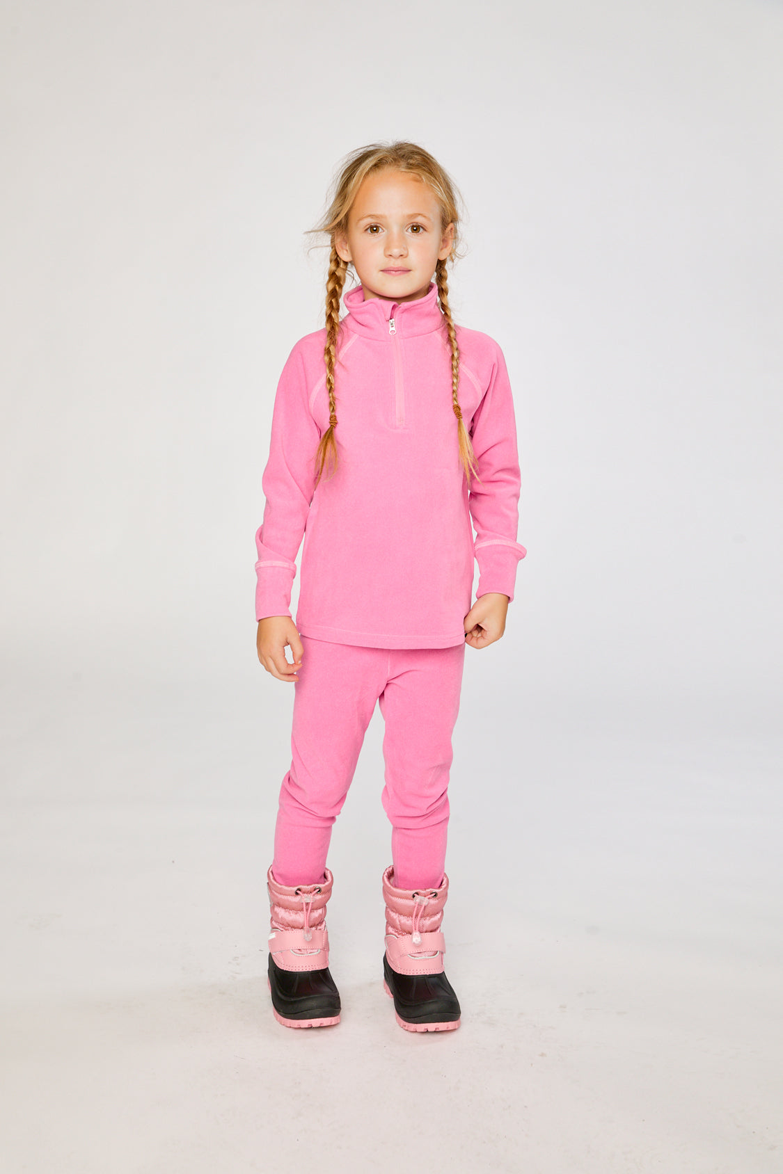 Two Piece Thermal Underwear Pink - J10Y600_06240