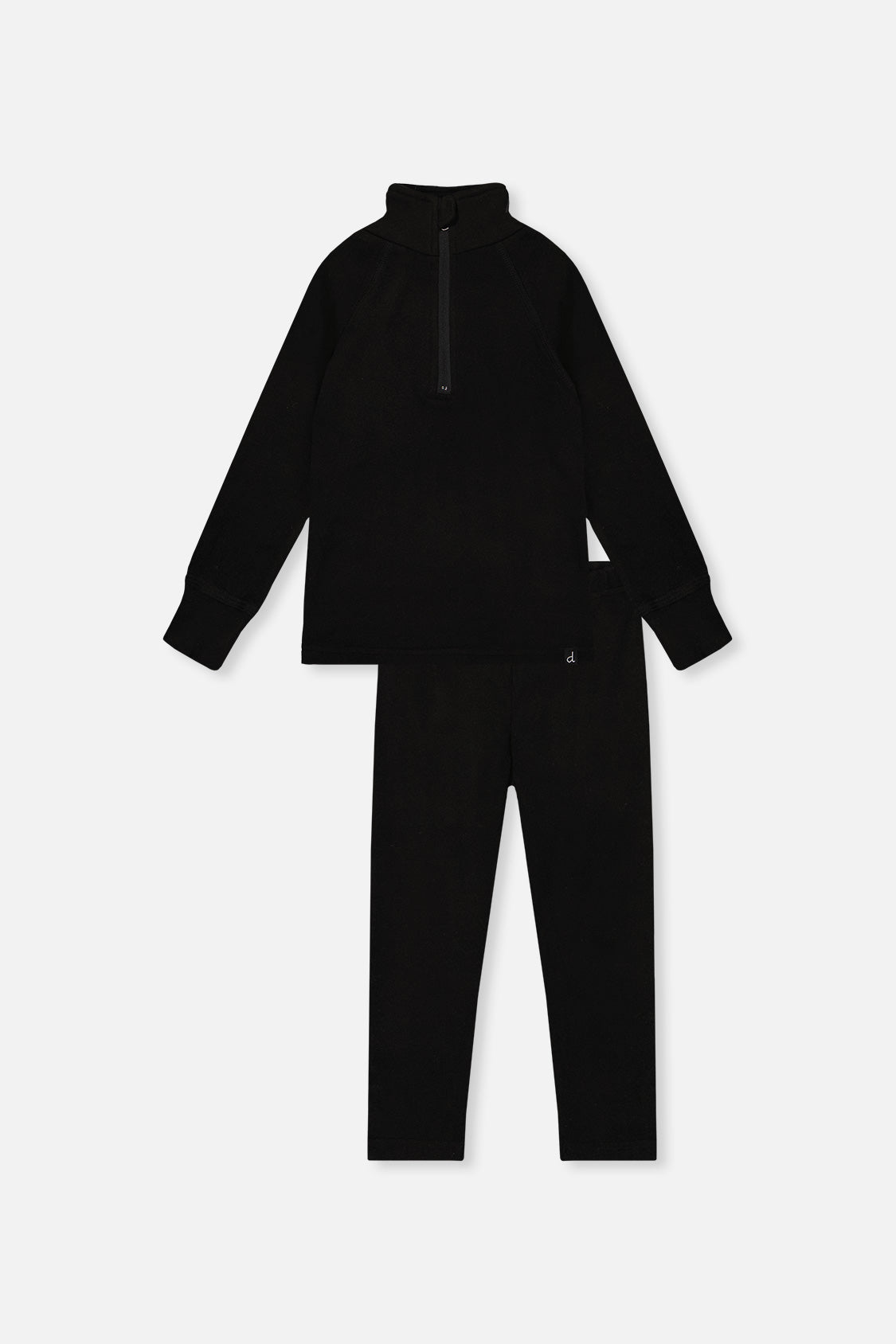 Two Piece Thermal Underwear Black - J10Y600_09990
