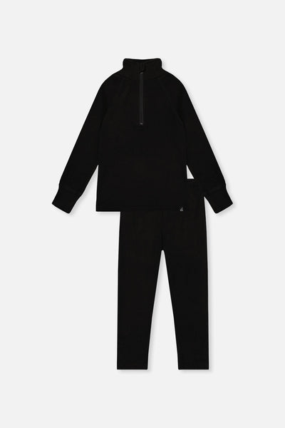 Two Piece Thermal Underwear Black - J10Y600_09990