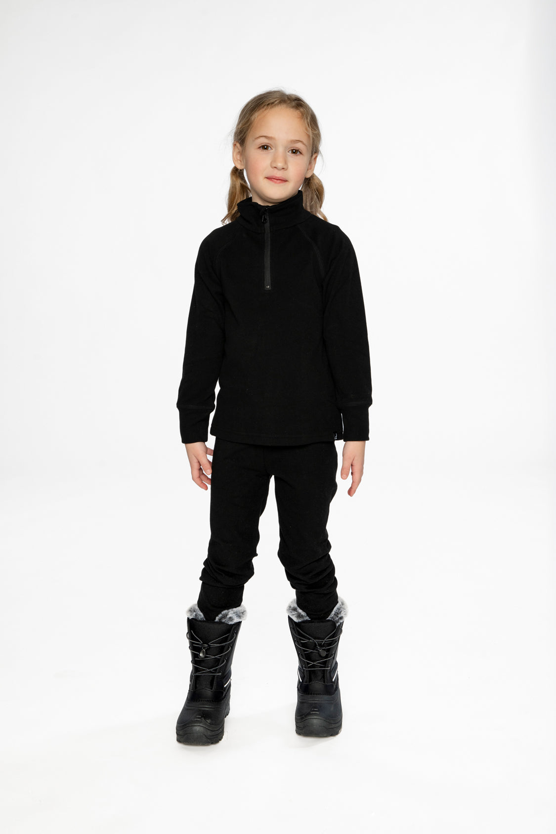 Two Piece Thermal Underwear Black - J10Y600_09990
