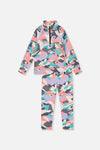 Two Piece Thermal Underwear Coral Camouflage Print - J10Y600_1J031