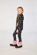 Two Piece Thermal Underwear Black Printed Gummy Bears - J10Y600_1J033