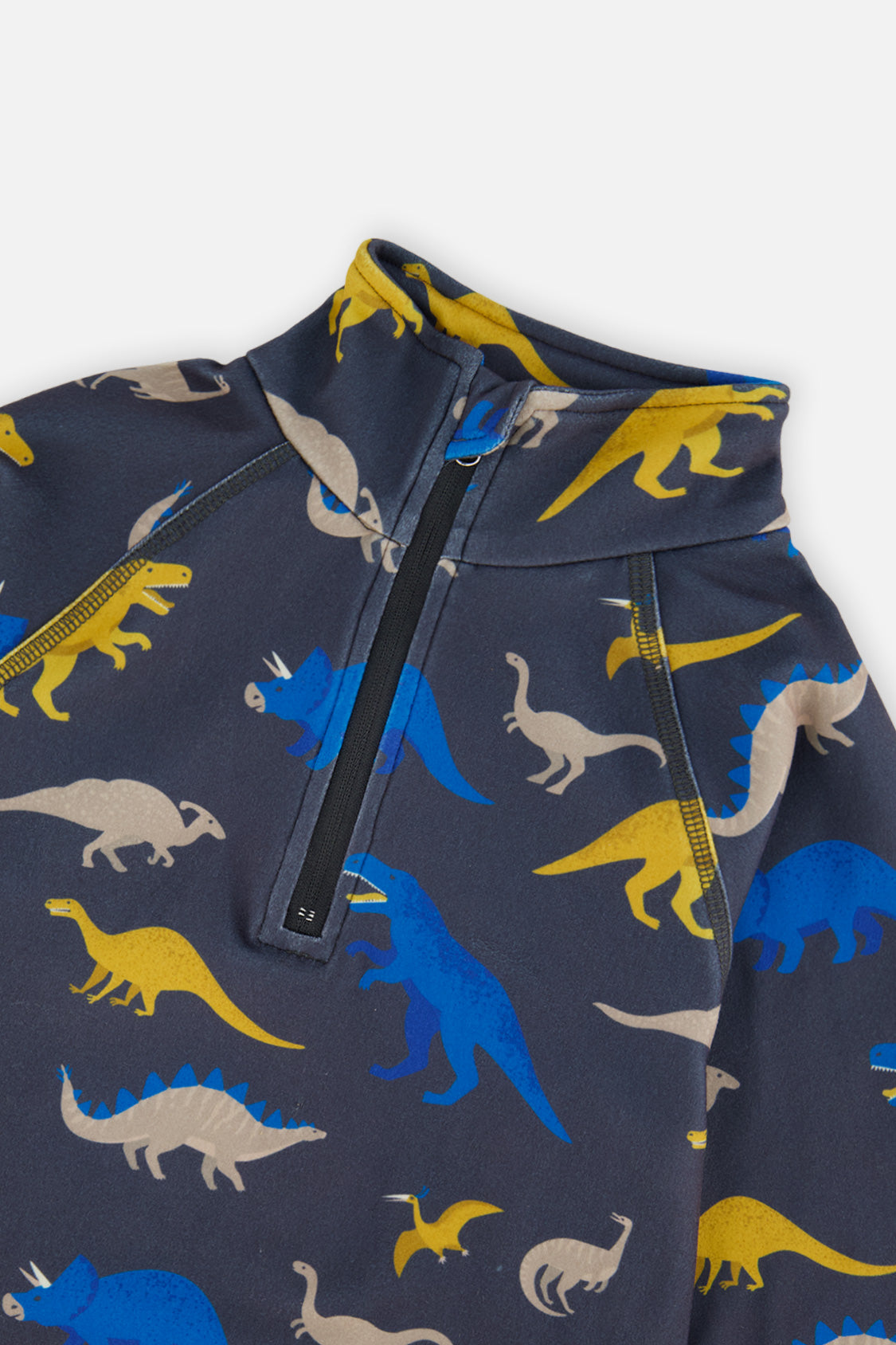 Two Piece Thermal Underwear Grey And Blue Dinosaur Print - J10Y600_1J057