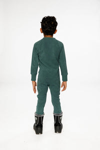 Baby One Piece Thermal Underwear Sage Green - J10Y700B_04760
