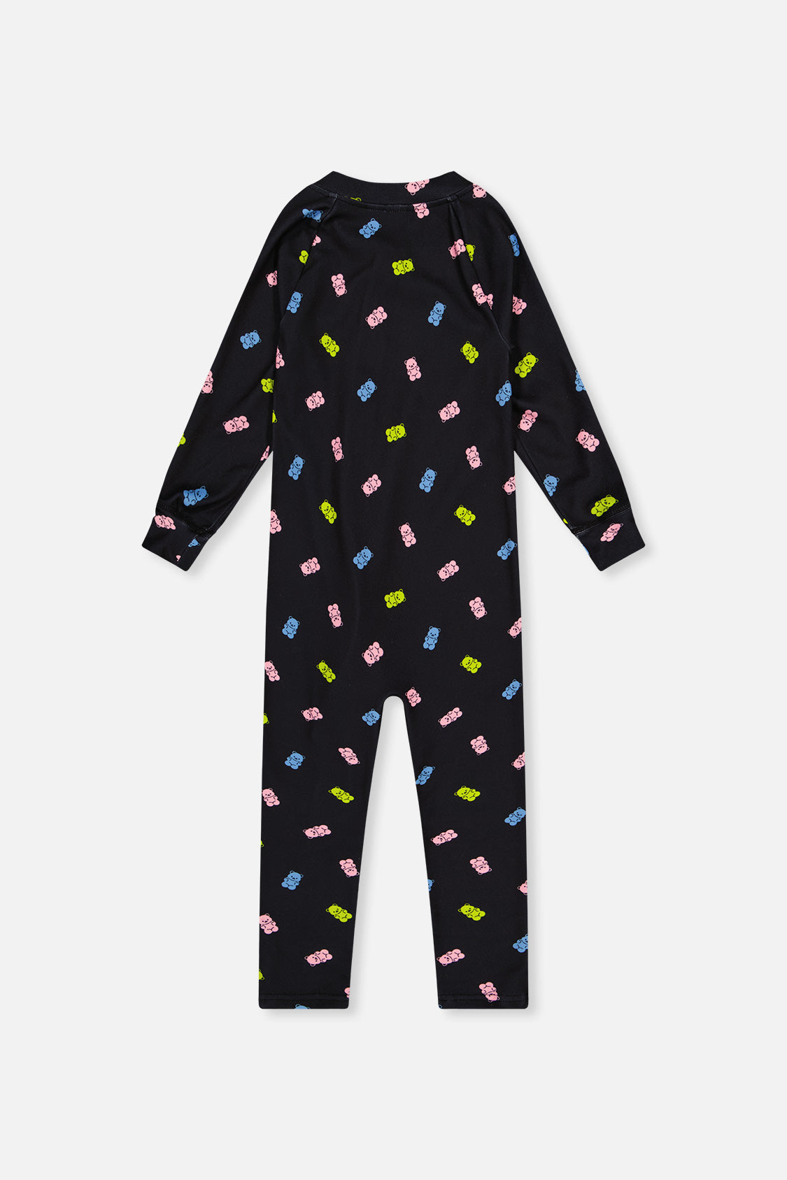 Baby One Piece Thermal Underwear Black Printed Gummy Bears - J10Y700B_1J033