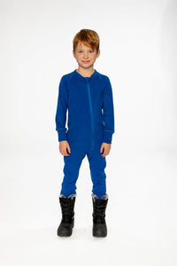 One Piece Thermal Underwear Royal Blue - J10Y700_04690