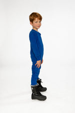 One Piece Thermal Underwear Royal Blue - J10Y700_04690