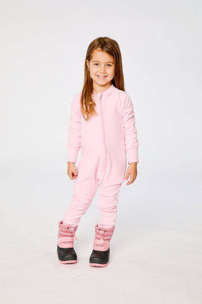 One Piece Thermal Underwear Pale Pink - J10Y700_06060