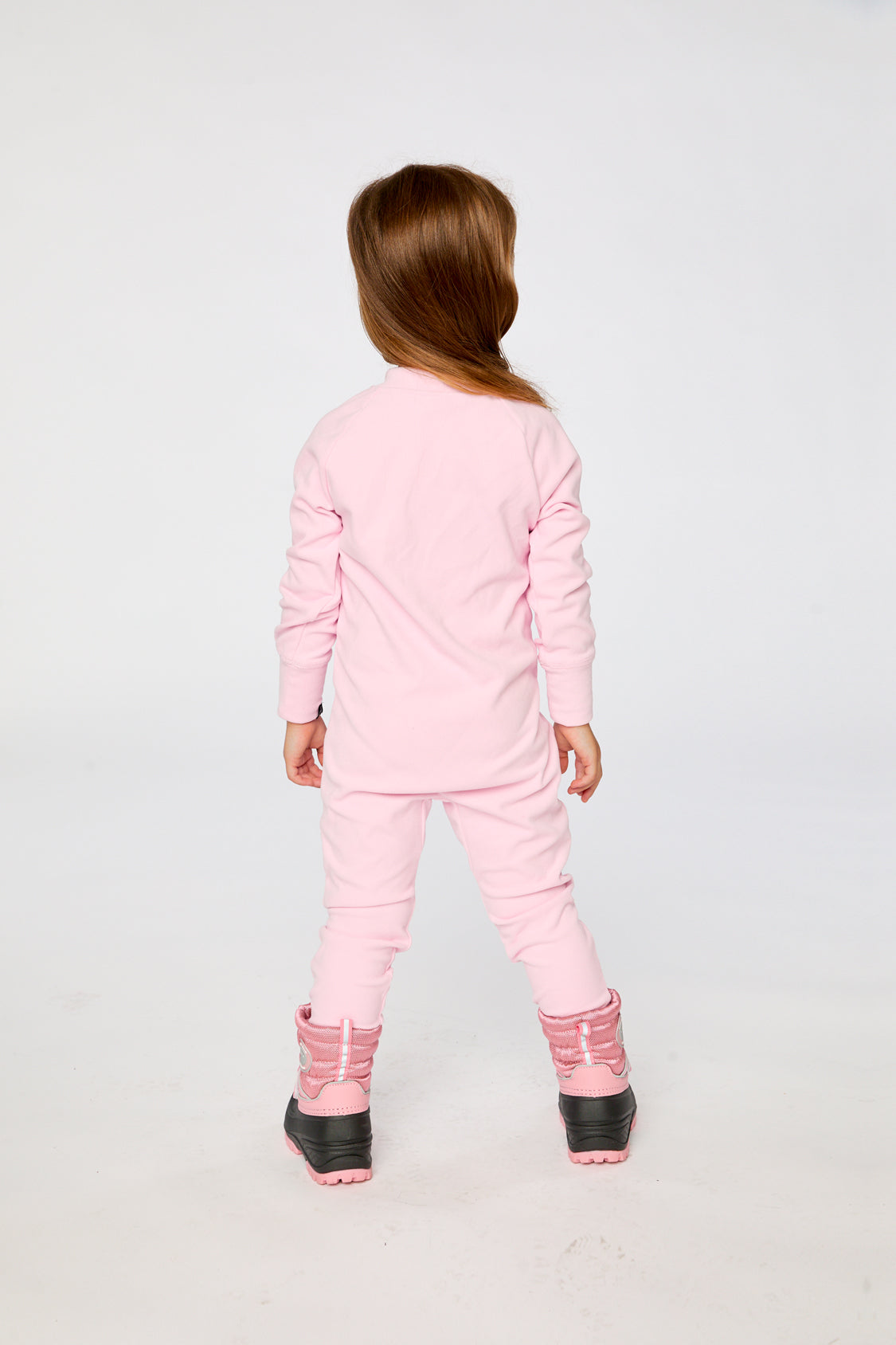 One Piece Thermal Underwear Pale Pink - J10Y700_06060