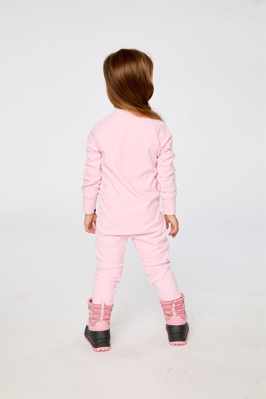 One Piece Thermal Underwear Pale Pink - J10Y700_06060