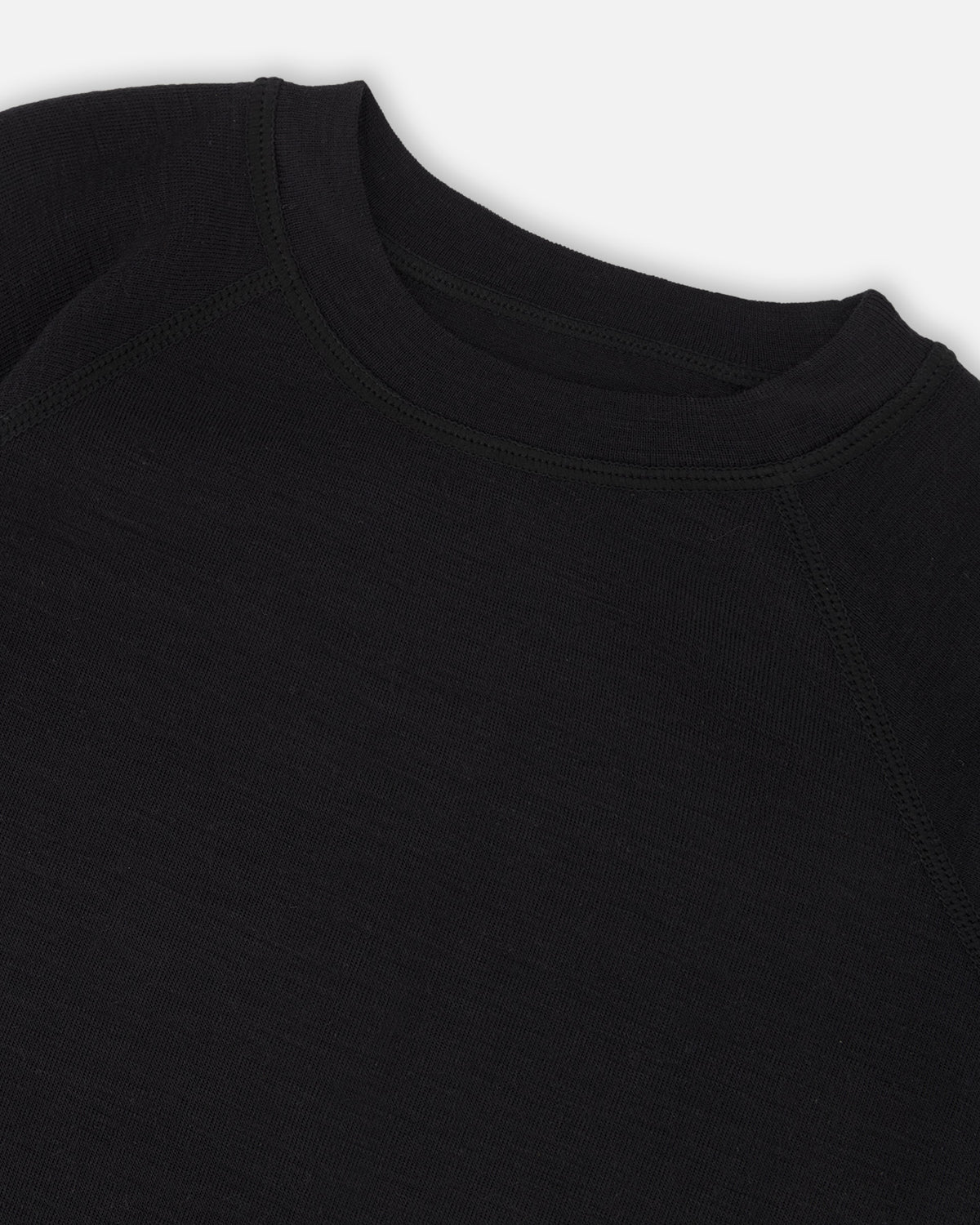 Two Piece Thermal Underwear Merino Blend Black