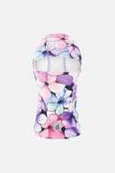 Brushed Jersey Balaclava Purple Floral Print - J10YBAL_1J021