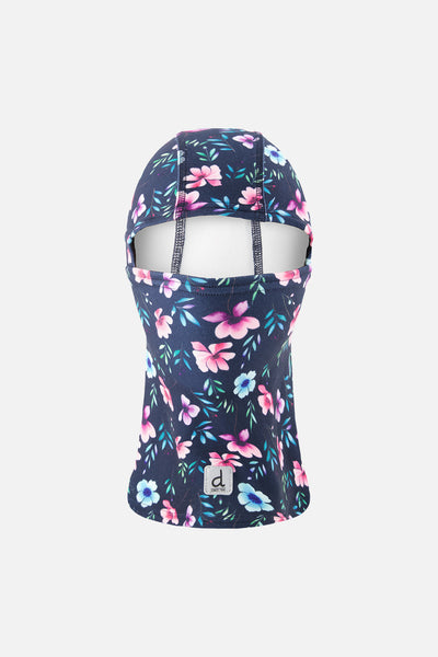 Brushed Jersey Balaclava Blue Floral Print - J10YBAL_1J023