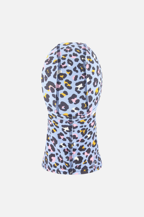 Brushed Jersey Balaclava Blue Leopard Print - J10YBAL_1J027