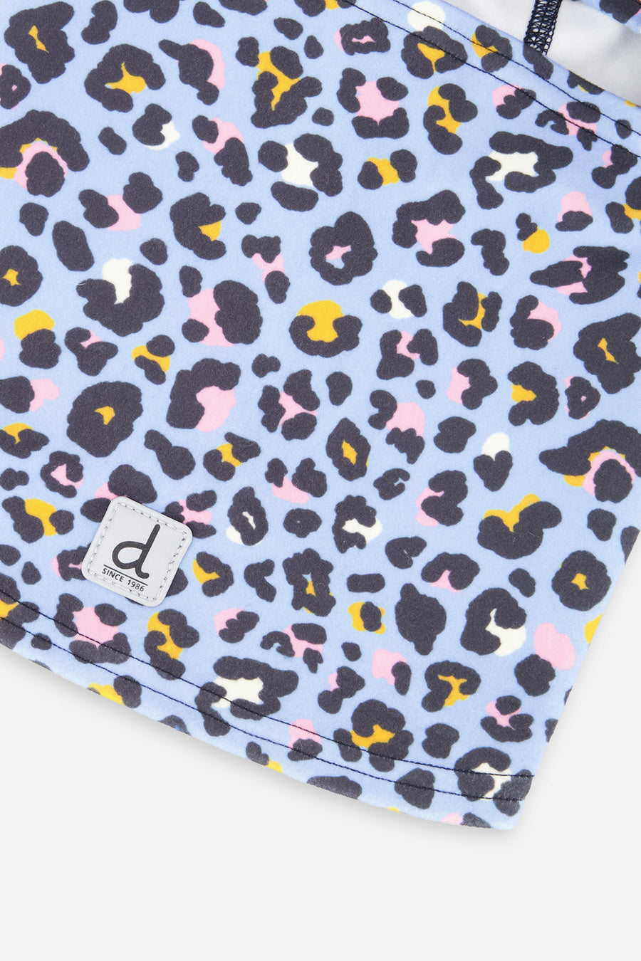 Brushed Jersey Balaclava Blue Leopard Print - J10YBAL_1J027