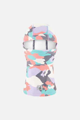 Brushed Jersey Balaclava Coral Camouflage Print - J10YBAL_1J031