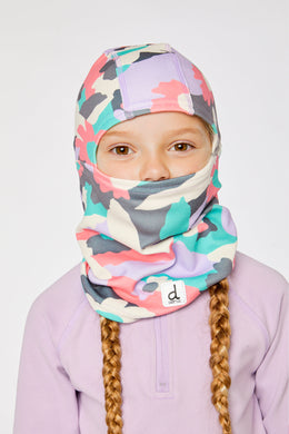 Brushed Jersey Balaclava Coral Camouflage Print - J10YBAL_1J031
