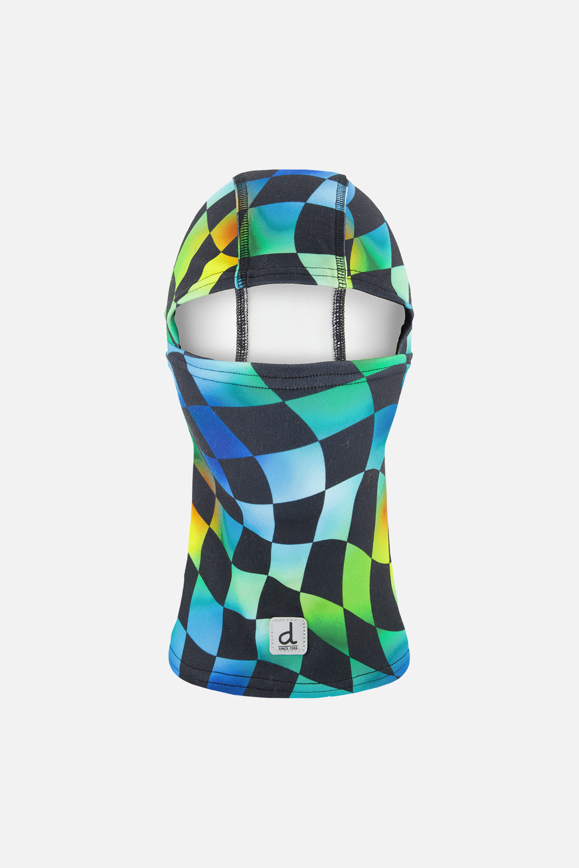 Brushed Jersey Balaclava Blue Checkered Print - J10YBAL_1J054