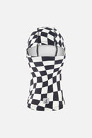 Brushed Jersey Balaclava White Checkered Print - J10YBAL_1J059
