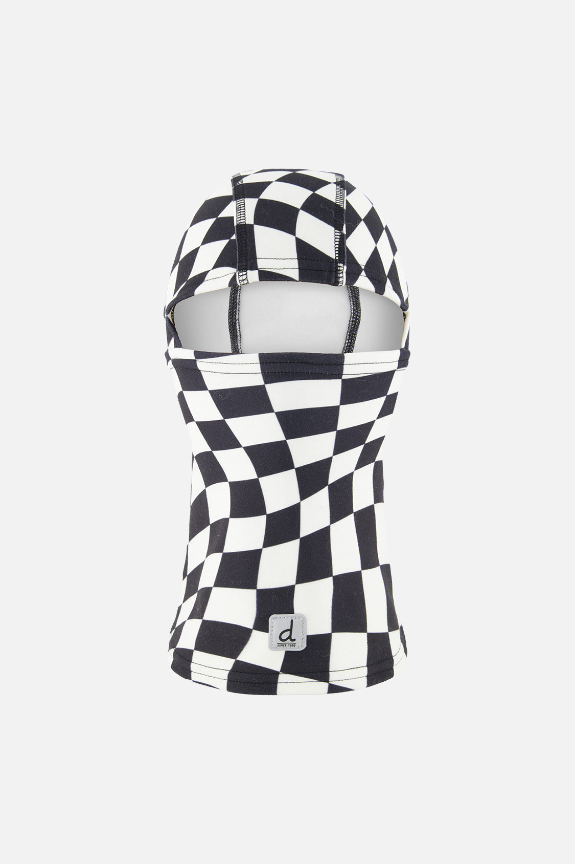 Brushed Jersey Balaclava White Checkered Print - J10YBAL_1J059