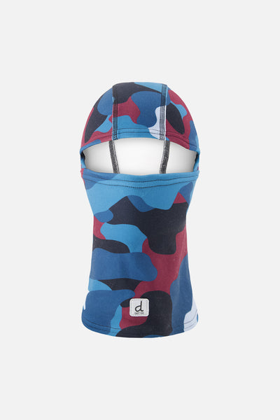 Brushed Jersey Balaclava Blue And Red Camouflage Print - J10YBAL_1J060