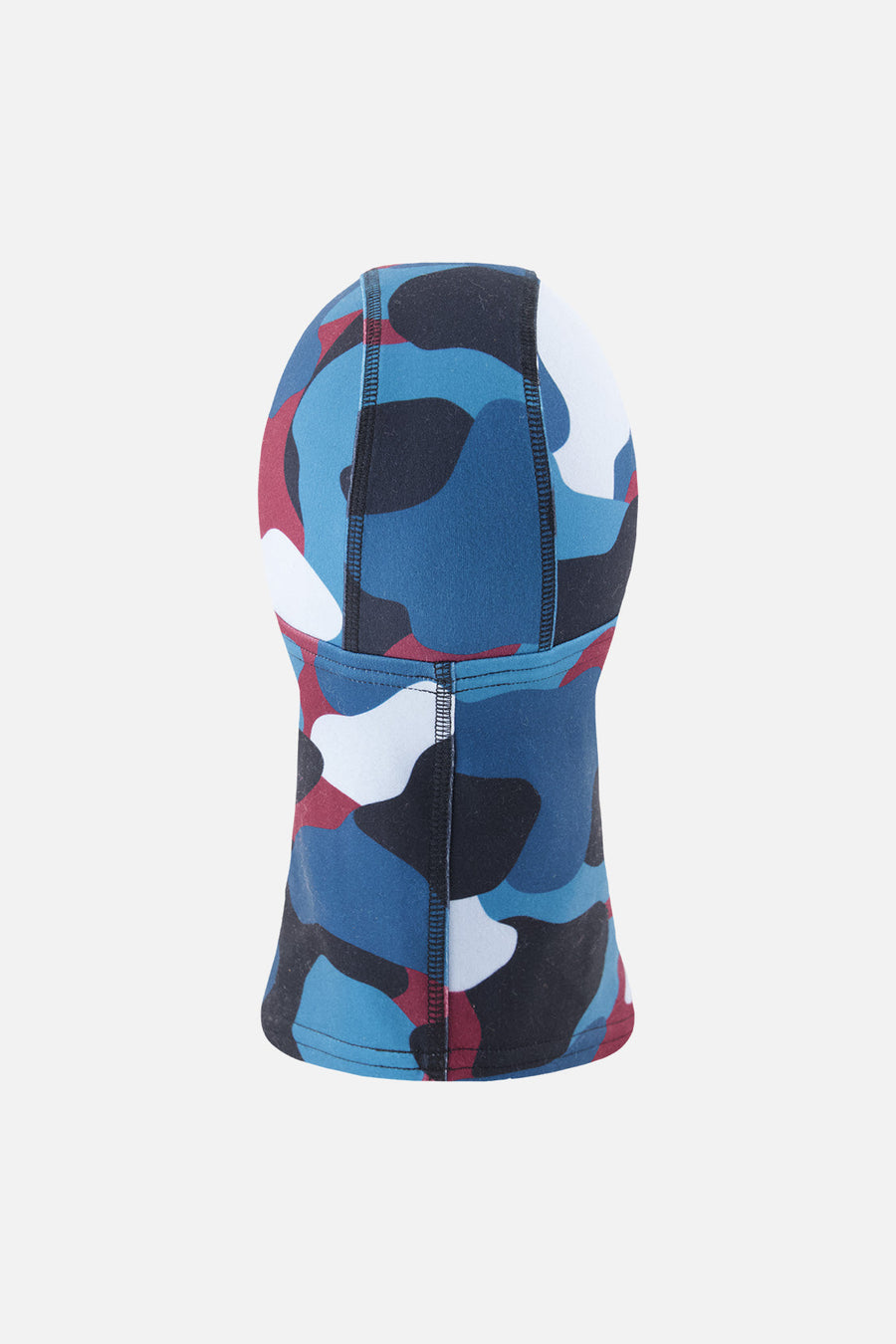 Brushed Jersey Balaclava Blue And Red Camouflage Print - J10YBAL_1J060