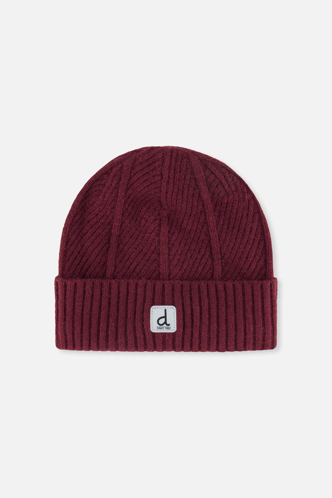 Winter Knit Hat Burgundy - J10Z24_07610
