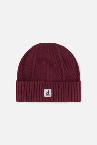 Winter Knit Hat Burgundy - J10Z24_07610