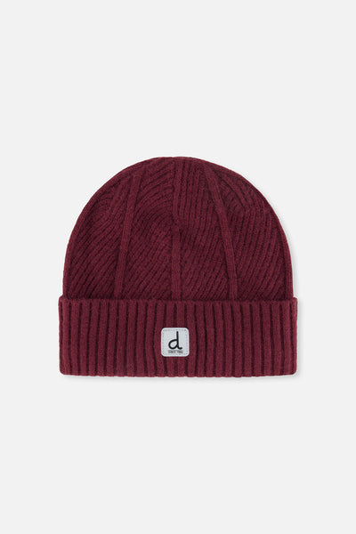 Winter Knit Hat Burgundy - J10Z24_07610
