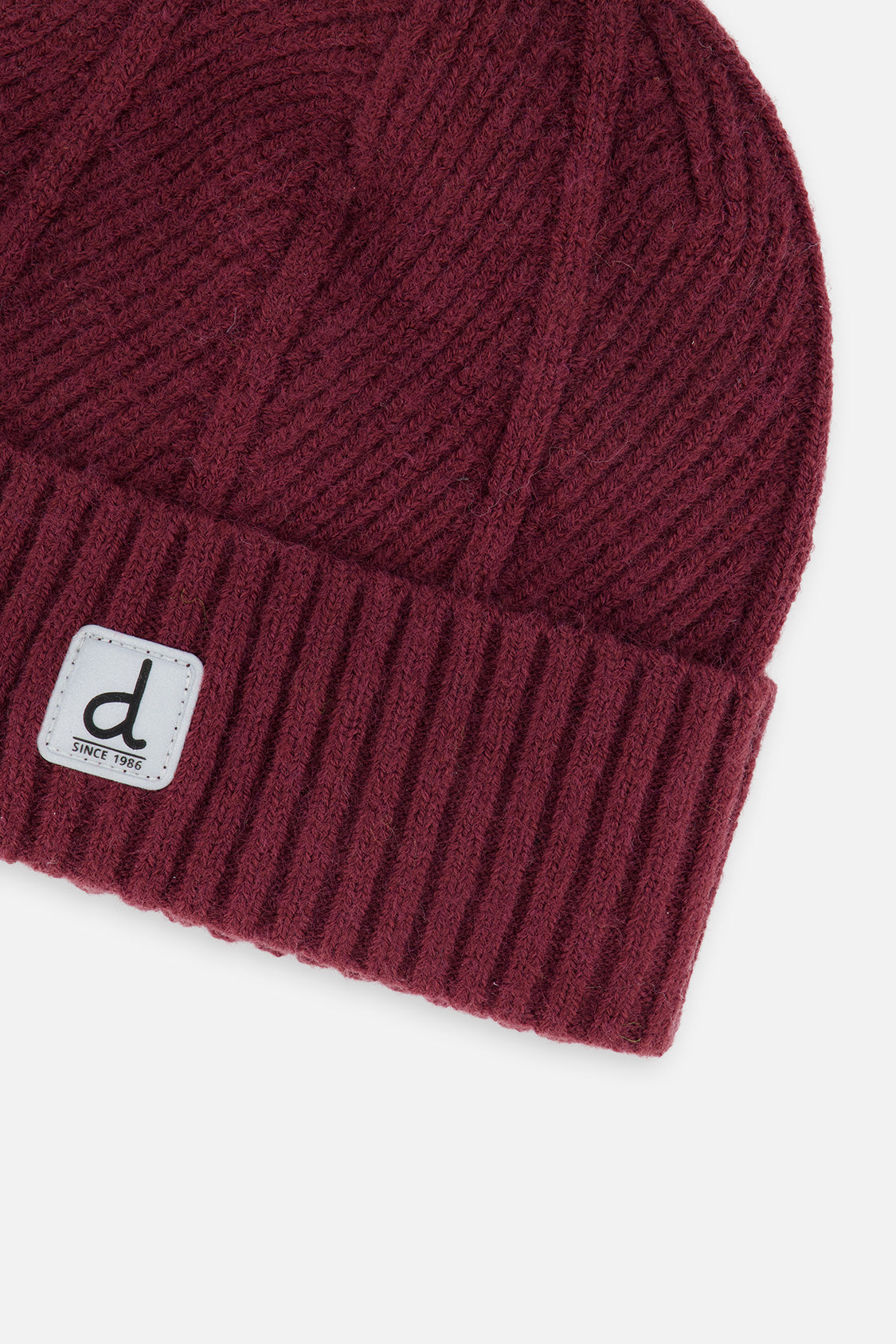 Winter Knit Hat Burgundy - J10Z24_07610