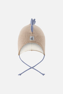 Baby Dino Winter Peruvian Knit Hat Light Taupe - J10ZA08_01870