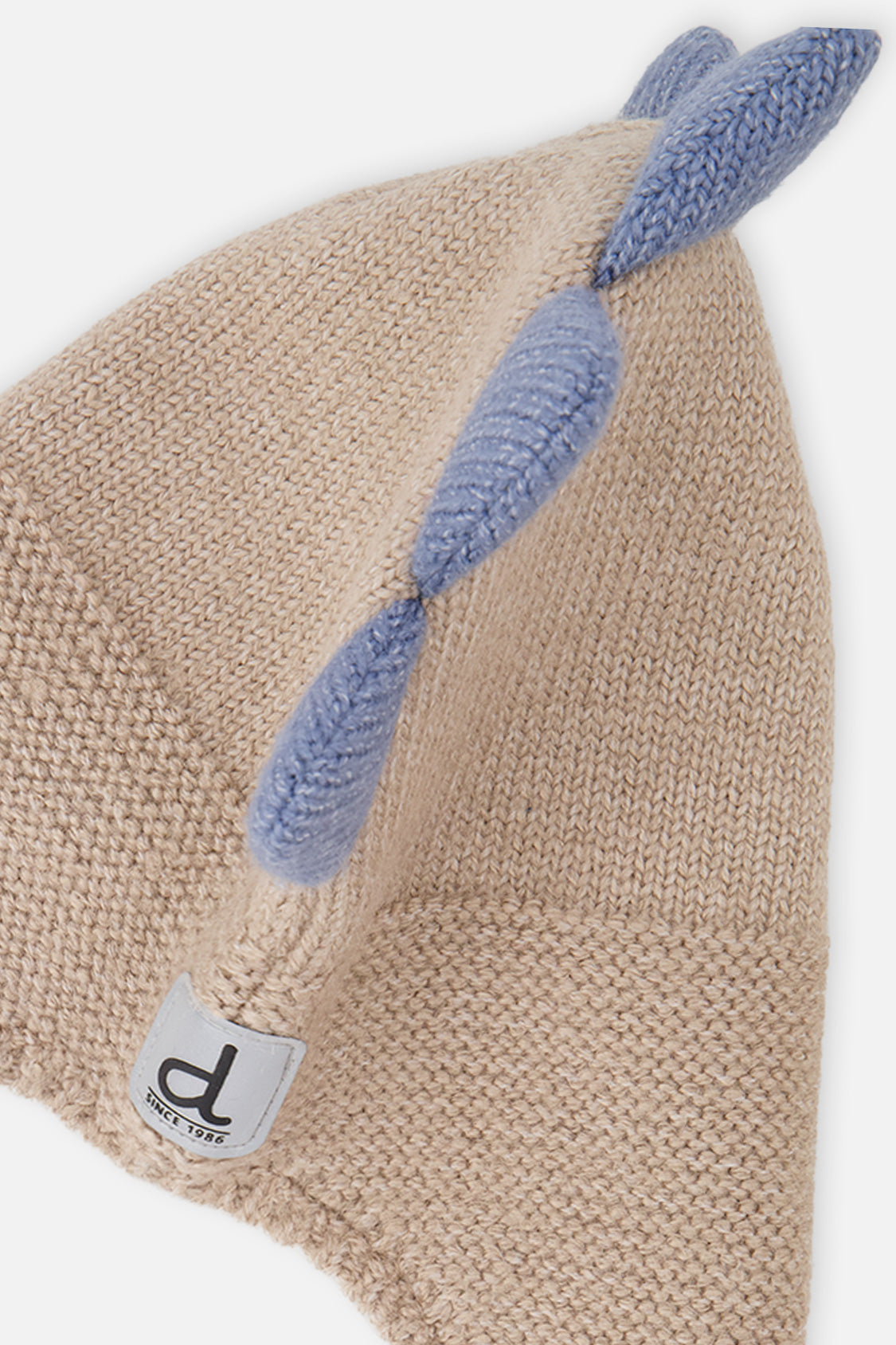 Baby Dino Winter Peruvian Knit Hat Light Taupe - J10ZA08_01870
