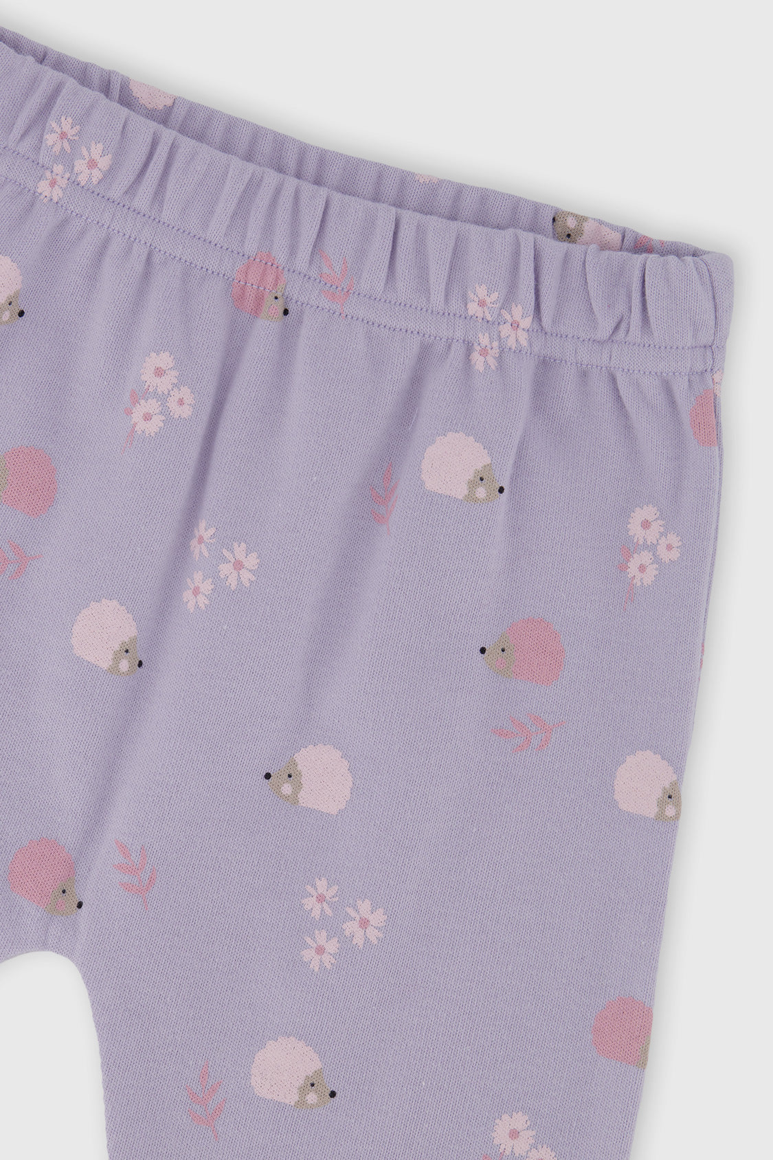 Organic Cotton Pants And Top Set Violet - J20A11_05007