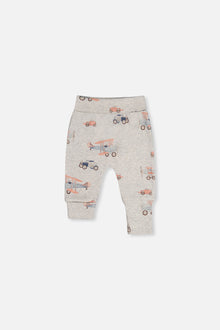 Two Pack Organic Cotton Evolutive Pants Beige Printed Airplanes - J20A21_2J237