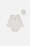 Organic Cotton Onesie Off-White - J20A70_01010