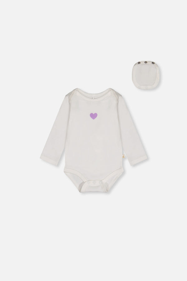 Organic Cotton Onesie Off-White - J20A70_01010