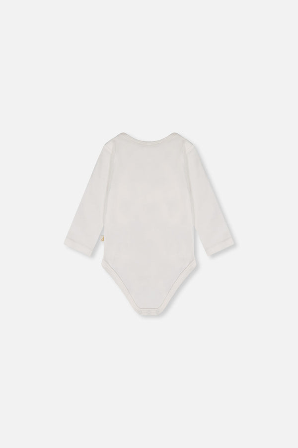 Organic Cotton Onesie Off-White - J20A70_01010