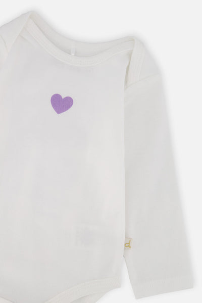 Organic Cotton Onesie Off-White - J20A70_01010