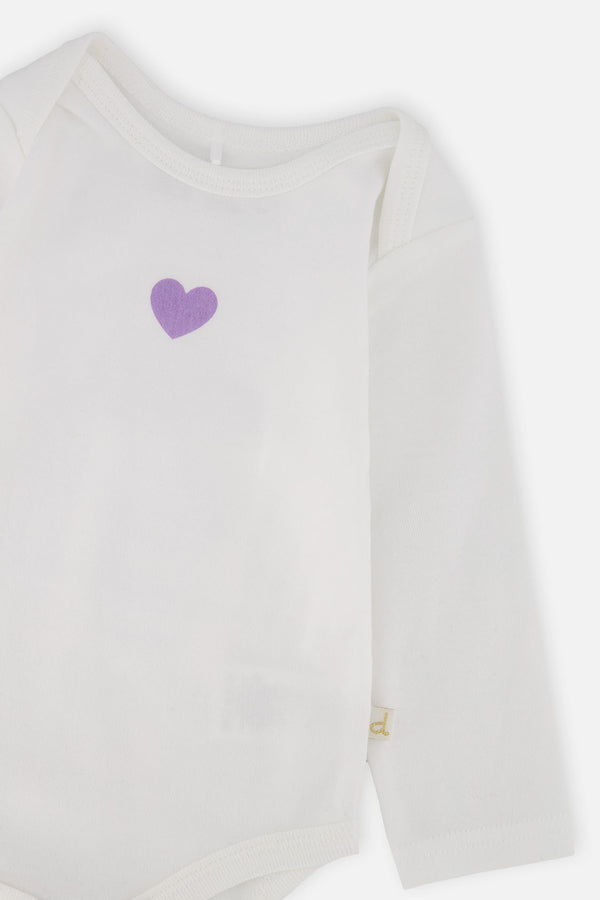 Organic Cotton Onesie Off-White - J20A70_01010