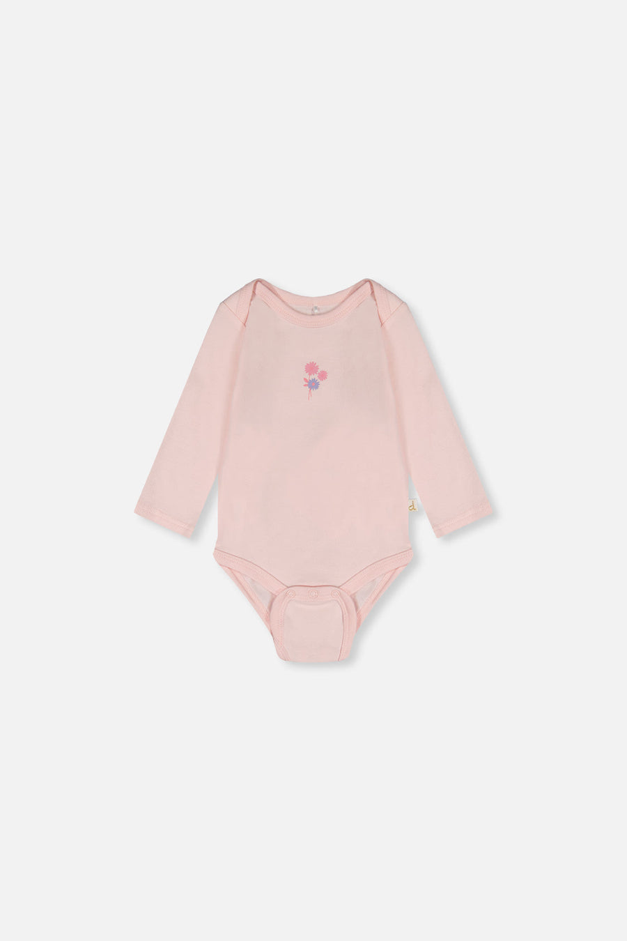 Organic Cotton Onesie Very Pale Pink - J20A70_06008
