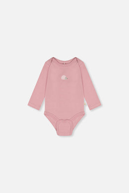 Organic Cotton Onesie Dusty Pink - J20A70_06170
