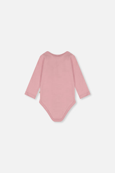 Organic Cotton Onesie Dusty Pink - J20A70_06170