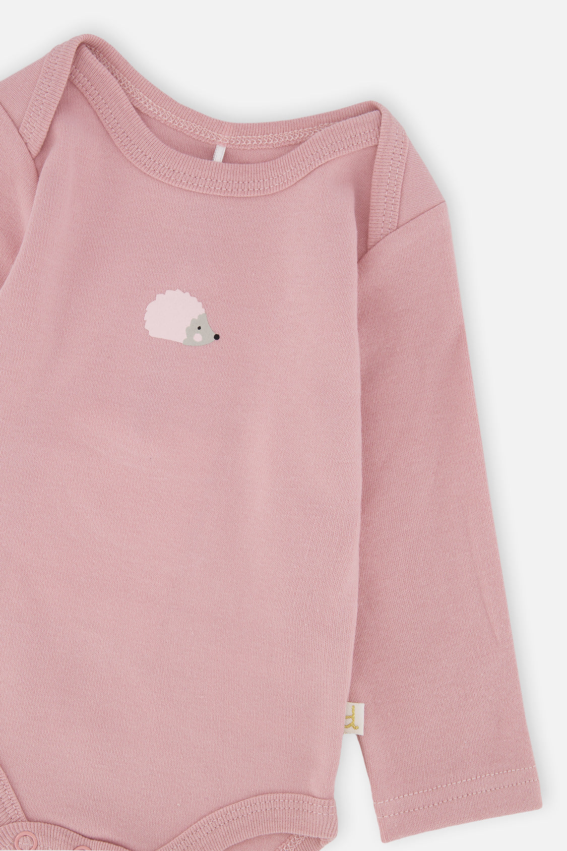 Organic Cotton Onesie Dusty Pink - J20A70_06170