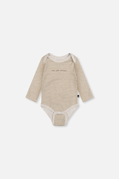Dreierpack Bio-Bodys mit braunem Igelprint